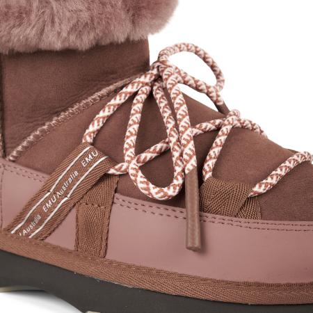 Женские снегоходы EMU Australia Sheepskin Fashion Blurred Micro W13129, розовые