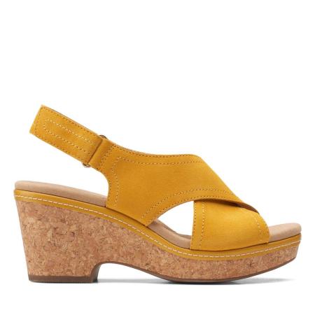 Женские босоножки Clarks Giselle Cove 26158206, желтые