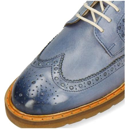 Женские дерби брогированные Melvin & Hamilton Megan 5R 111539, голубые