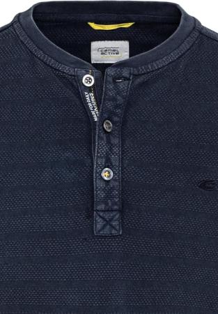 Мужской джемпер Camel Active Henley 1/1 Arm 409675-8T11, синий