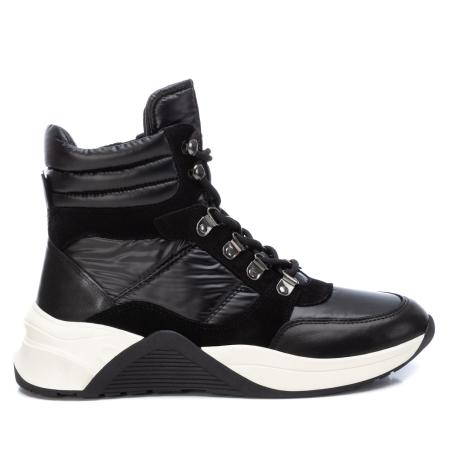 Женские высокие ботинки CARMELA LEATHER COMBINED LADIES ANKLE BOOTS 160293, черные