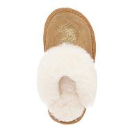 Jolie Metallic Quilt Kids K12621 - Детские тапочки EMU Australia, золотые