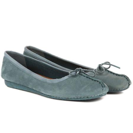 Женские балетки Clarks Freckle Ice 26140230, голубые