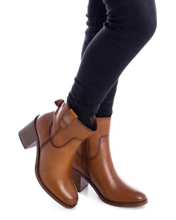 Женские ботильоны CARMELA LEATHER LADIES ANKLE BOOTS 160058, коньячные