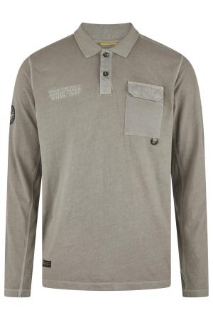 Мужское поло Camel Active Polo 1/1 Arm 409860-8P18, серое