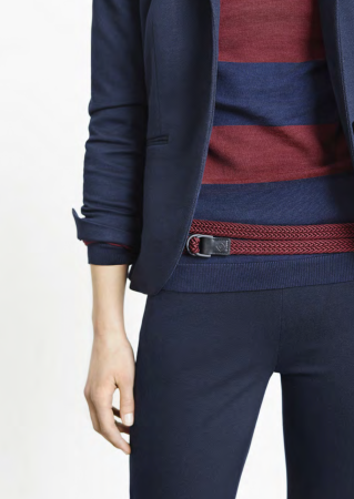 Женский ремень Gant WEBBING WRAP BELT 494638, бордовый