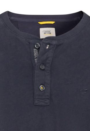 Мужской джемпер Camel Active Henley 1/1 Arm 409675-2T28, синий