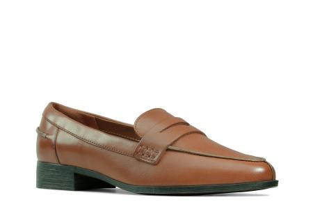 Женские лоферы Clarks Hamble Loafer 26147740, коричневые