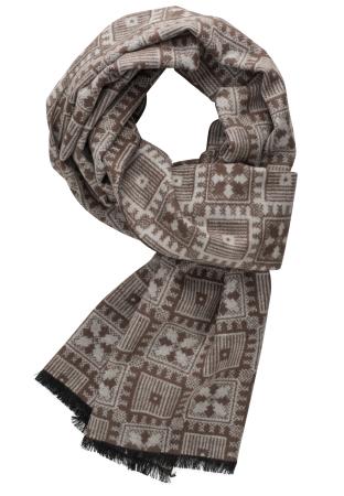 Шарф Eterna 988-28, коричневый