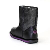 Sparkle Trigg K12363 - Детские полусапоги из овчины (угги) EMU Australia, черные