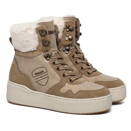 Женские высокие ботинки Blauer MADELINE F3MADELINE09-SHM, коричневые