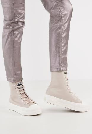 Женские высокие кеды British Knights KAYA HIGH B48-3723-03, розовые