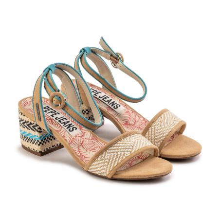 Женские босоножки Pepe Jeans London YOGI PLS90392, бежевые