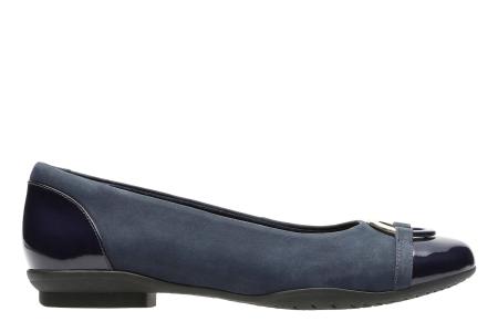 Женские балетки Clarks Neenah Vine 26132459, синие