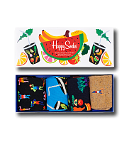 4-Pack Healthy Lifestyle Socks Gift Set XHEL09 - 4-Pack Healthy Lifestyle Socks Gift Set XHEL09