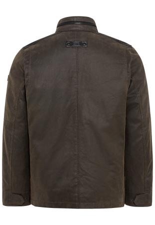 Мужская куртка-сафари Camel Active Leather Blouson 431170-2E87, хаки