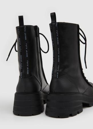 Женские высокие ботинки Pepe Jeans London SODA RUB W PLS50473, черные