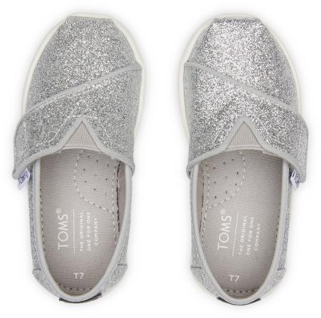 Детские эспадрильи TOMS Alpargata 10011457, серебряный
