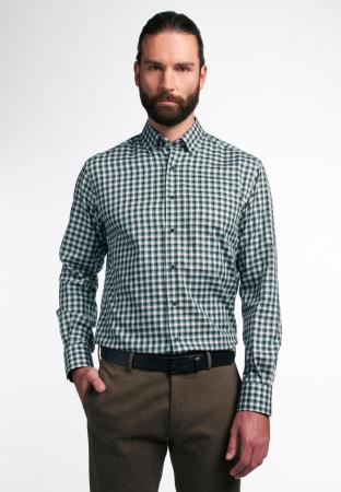 Мужская рубашка ETERNA 3476-46-X14U, зеленая