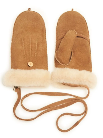 Женские варежки EMU Australia Montana Mittens W7019, коричневые