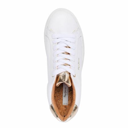 Женские кеды Pepe Jeans London ADAMS PLS30853, белые Женские кеды Pepe Jeans London ADAMS PLS30853, белые