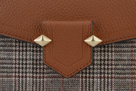 Женская сумка Maison Pourchet SEVRES TWEED 22035, бежевая