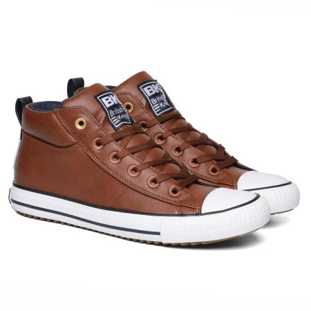 Мужские высокие кеды British Knights KAYA PRO B52-3738-03, коньячные Мужские высокие кеды British Knights KAYA PRO B52-3738-03, коньячные