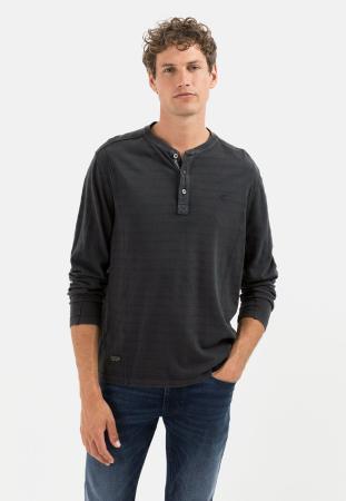 Мужской джемпер Camel Active Henley 1/1 Arm 409675-8T11, серый