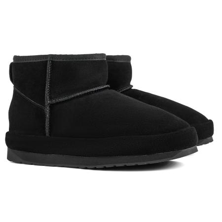 Женские полусапоги из овчины (угги) EMU Australia Stingers Sia W13206, черные