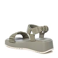 LEATHER LADIES SANDALS 68625 - Женские сандалии CARMELA, оливковые