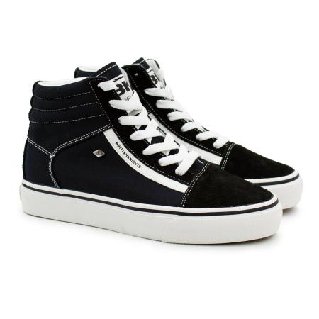 Женские высокие кеды British Knights MACK MID PLATFORM B48-3715-01, черные