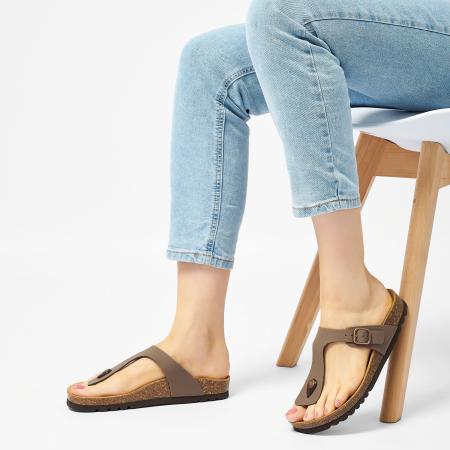 Женские пантолеты SCHOLL NICOLE F321811011, коричневые