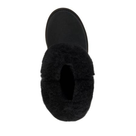 Женские полусапоги из овчины (угги) EMU Australia Ore Fold Over W12315, черные Женские полусапоги из овчины (угги) EMU Australia Ore Fold Over W12315, черные