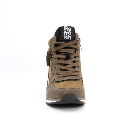 Женские высокие кроссовки REFRESH PU LADIES ANKLE BOOTS 170233, коньячные