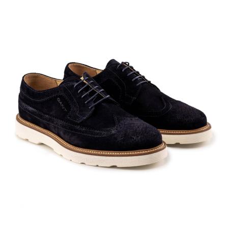 Мужские дерби брогированные Gant PREPBURG 20633411, синие Мужские дерби брогированные Gant PREPBURG 20633411, синие