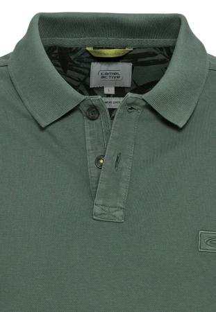 Мужское поло Camel Active GMD Polo 409965-1P00, зеленое