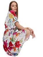 HUMMING FLORAL POPOVER DRESS 4503140 - HUMMING FLORAL POPOVER DRESS 4503140