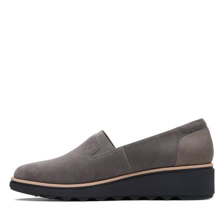 Женские лоферы Clarks Sharon Dolly 26136360, серые