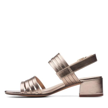 Женские босоножки Clarks Caroleigh Bess 26159423, серебряные