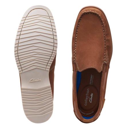 Мужские мокасины Clarks Noonan Step 26159474, коричневые Мужские мокасины Clarks Noonan Step 26159474, коричневые