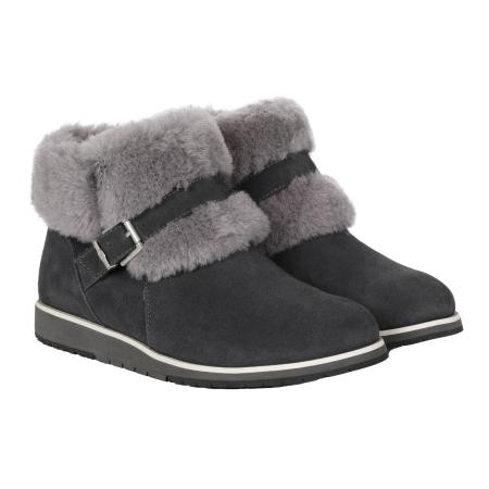 Женские полусапоги EMU Australia Oxley Fur Cuff W11698, серые