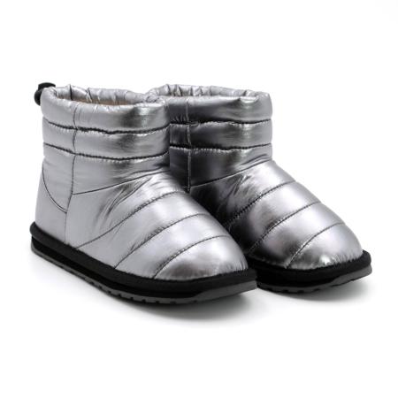 Детские угги EMU Australia Briggs Metallic K12955, серебряные Детские угги EMU Australia Briggs Metallic K12955, серебряные