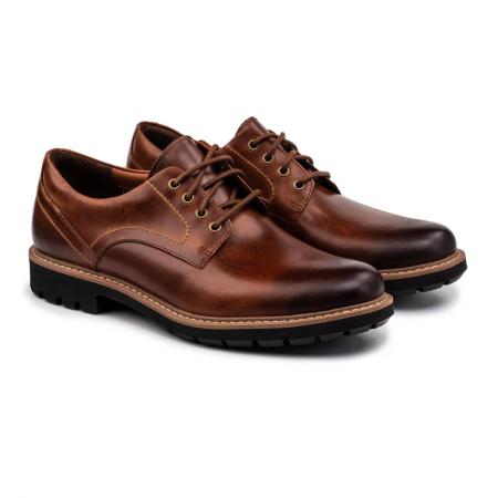 Мужские дерби Clarks Batcombe Hall 26127551, коньячные