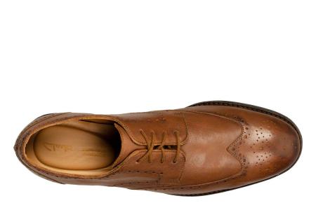 Мужские дерби брогированные Clarks Flow Limit 26148238, коричневые