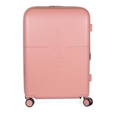 Троллей-кейс Pepe Jeans Bags ABS SUITCASE 55CM 4W PJL HIGHLIGHT 76891, розовый