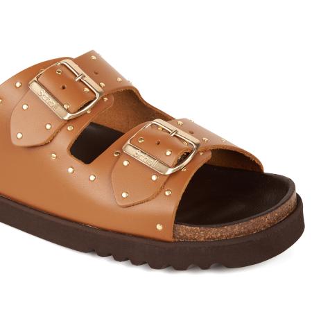 Женские пантолеты SCHOLL BEATRIZ F306131175, коньячные