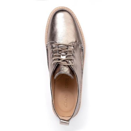 Женские дерби Clarks Trace Walk 26150224, серые