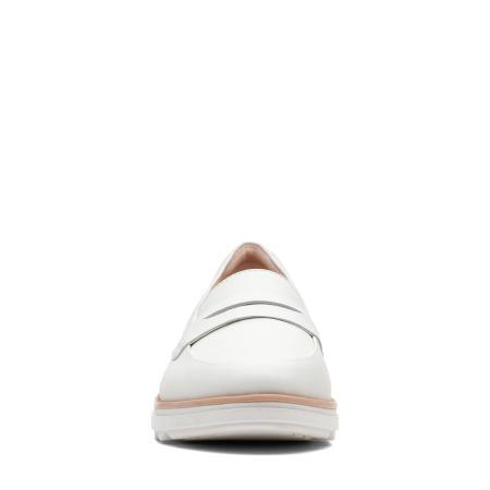Женские лоферы Clarks Sharon Ranch 26140651, белые