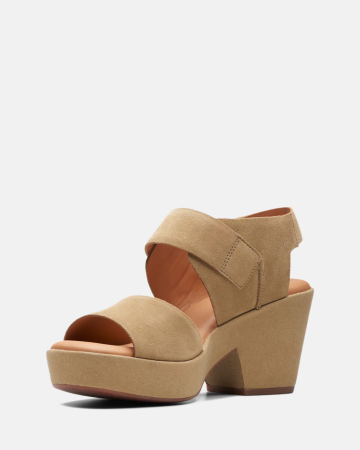 Женские босоножки Clarks Clarks KimmeiHi Strap 26171014, песочные