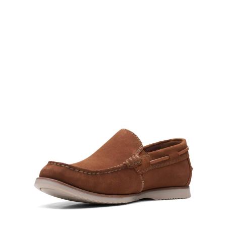 Мужские мокасины Clarks Noonan Step 26159474, коричневые Мужские мокасины Clarks Noonan Step 26159474, коричневые